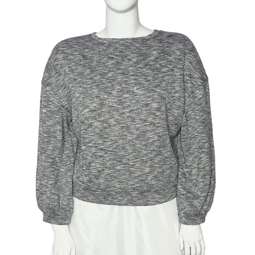 NWT Madewell textured crewneck space dye sweatshirt pullover casual‎ Size XL